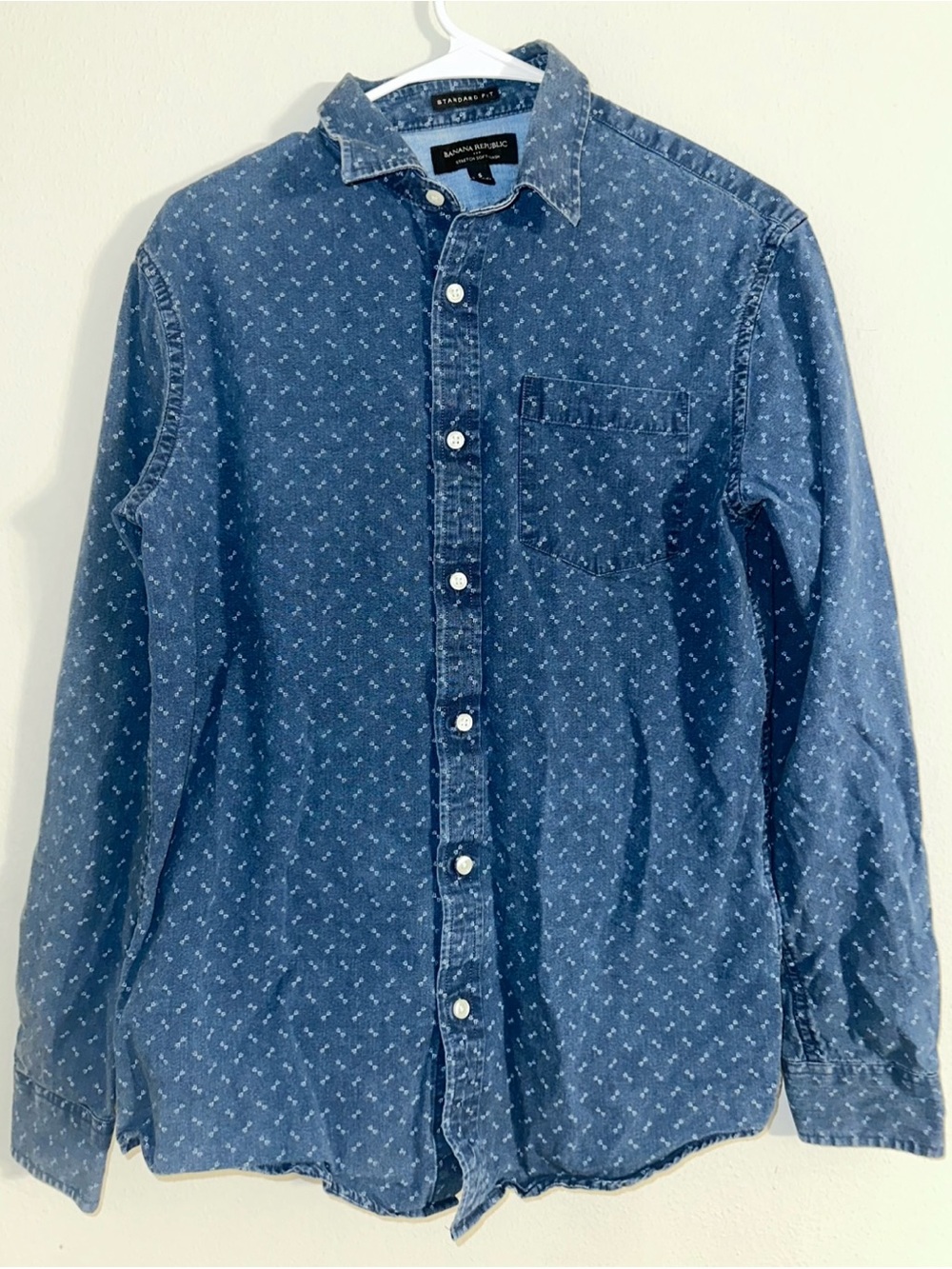 Banana Republic Denim Blue Button Down Shirt